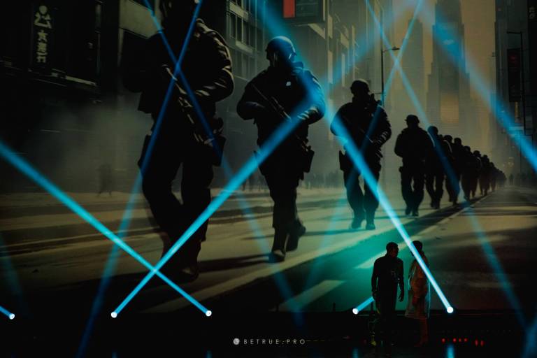 Laser stage design in OPERAP:ŚLEPCY